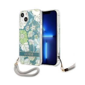 Futrola - maska Guess Hc PC/TPU Flower Cord za iPhone 13 6.1 zelena (GUHCP13MHFLSN).