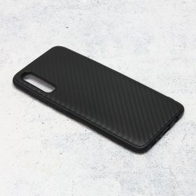 Futrola - maska Carbon fiber za Samsung A705 Galaxy A70 crna.