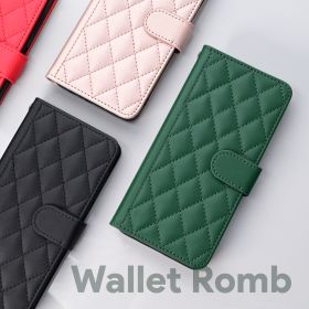 Futrola - maska Wallet Romb za Samsung A156 Galaxy A15 5G crna.