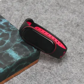 Narukvica za smart watch Xiaomi Mi Band M5/M6 crno pink.