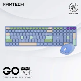 Combo mis tastatura wireless Fantech WK-895 plavi.