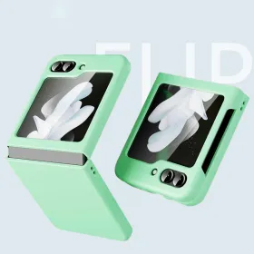 Futrola - maska Elegant Fold za Samsung F741B Galaxy Z Flip 6 5G svetlo zelena.
