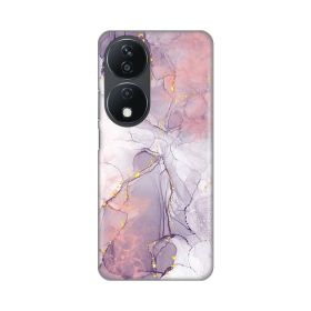 Silikonska futrola - maska print za Huawei Honor X7b Pink Marble.