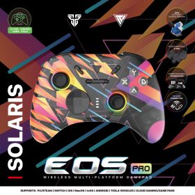 Joypad wireless Fantech WGP15 EOS PRO multiplatform RGB rainbow.