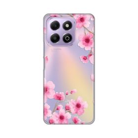 Silikonska futrola - maska print Skin za Huawei Honor X6b Rose Flowers.