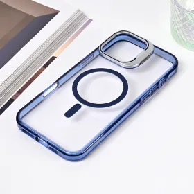 Futrola - maska Magsafe Transparent za iPhone 16 Pro Max 6.9 plava.