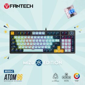 Tastatura Mehanicka Gaming Fantech MK890 RGB Atom MK96 SkyBlue (Blue switch).