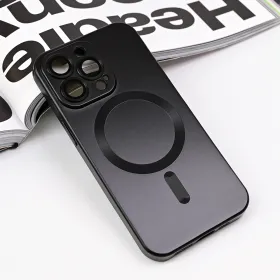 Futrola - maska Magsafe Chrome za iPhone 13 Pro 6.1 crna.