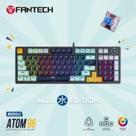 Tastatura Mehanicka Gaming Fantech MK890 RGB Atom 96 Navy (Blue switch).