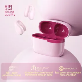 Bluetooth slusalice Remax Enchanter Series CozyBuds W11 roze.