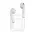 Bluetooth slusalice Moxom MX-TW37 bele (MS).