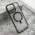 Futrola - maska BLURRY MagSafe za iPhone 15 Pro Max (6.7) crna (MS).