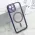 Futrola - maska DIAMOND MagSafe za iPhone 14 (6.1) ljubicasta (MS).