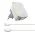 Kucni punjac LDNIO A1204Q Quick Charge 3.0 USB 5V 2.4A sa type C kablom beli.