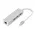 Adapter Type C na 3 USB 3.0 + RJ45 Gb JWD-T5 srebrni.