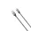USB Data kabl LDNIO LS441 Type C sivi 1m.