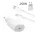 Kucni punjac PD Fast charger 20W 3A za iPhone 11/12 sa PD lightning kablom HQ CE beli.