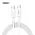 USB Data kabl Remax RC-175c 100W PD Fast-charging Type C na Type C beli.