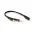Kabl splitter 3.5mm za mikrofon I zvucnike crni.