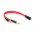 Kabl splitter 3.5mm za mikrofon I zvucnike crveni.