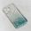 Futrola - maska Heart Glitter za iPhone 13 Pro 6.1 mint.