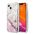 Futrola - maska Guess Hc Liquid Glitter Peony za iPhone 13 6.1 roze (GUHCP13MLGPEPI).