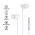 Slusalice Remax Wired RW-106 3.5 mm bele.