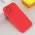 Futrola - maska Silikon color za iPhone 14 Plus 6.7 crvena.