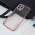 Futrola - maska Silikon Camera Diamond iPhone 12 6.1 roze.