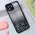 Futrola - maska Frame Glitter za Xiaomi Redmi A1/Redmi A2 crna.