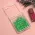 Futrola - maska Glitter za Samsung F731B Galaxy Z Flip 5 5G zelena.