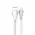USB data kabl Moxom MX-CB32 2.4A lightning 1m beli (MS).