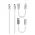 USB Data kabl Remax RCC-168 Lyncharge Series 60w 4-in-1 Zinc Alloy beli.