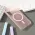 Futrola - maska Magsafe mat PC za Samsung S931 Galaxy S25 roze.