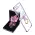 Futrola - maska RING LINES za Samsung F741B Galaxy Z Flip 6 5G ljubicasta (GKK case) (MS).