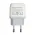 Kucni punjac LDNIO A1209C PD, 20W sa Type C na Type C kablom beli.