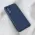 Futrola - maska Teracell Soft Velvet za Samsung G990 Galaxy S21 FE tamno plava.