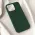 Futrola - maska Teracell Soft Velvet za iPhone 15 Pro Max 6.7 tamno zelena.