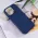 Futrola - maska Teracell Soft Velvet za iPhone 16 Pro 6.3 tamno plava.