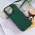 Futrola - maska Teracell Soft Velvet za iPhone 16 Pro 6.3 tamno zelena.