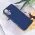 Futrola - maska Teracell Soft Velvet za iPhone 16 6.1 tamno plava.