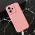 Futrola - maska Teracell Giulietta za iPhone 16 6.1 mat tamno roze.