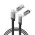 USB Data kabl Remax RC-C189 PD 65W, QC 3.0 USB Lightning 27W, 2u1 crni 1m.