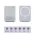 Power bank prenosiva baterija Magsafe Remax RPP-509 Fantasy Series PD 20W + Wireless 15W Fast Charging 5000mAh beli.