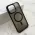 Futrola - maska SILKY MAGSAFE II za iPhone 14 Pro Max (6.7) crna (MS).