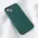 Futrola - maska Teracell Soft Velvet za iPhone 13 6.1 tamno zelena.