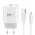 Kucni punjac KONFULON C87c, 30W, sa Type C na iPhone lightning kablom beli.