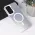 Futrola - maska Magsafe Clear za Samsung A366 Galaxy A36 5G srebrna.