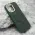 Futrola - maska CARBON MagSafe za iPhone 16 (6.1) zelena (big camera) (MS).