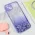 Futrola - maska Frame Glitter za iPhone 15 Plus 6.7 ljubicasta.
